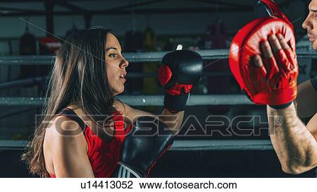 Boxing training View Large Photo Image Stock Image - Boxing training. Fotosearch
