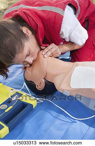 Cardiopulmonary resuscitation on dummy View Large Photo Image Stock Image - Cardiopulmonary resuscitation on dummy. Fotosearch