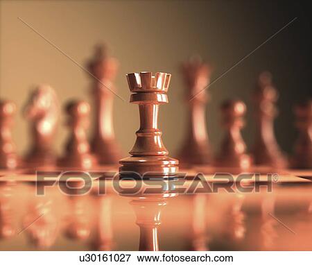 Stock Photo - Chess rook, illustration. Fotosearch