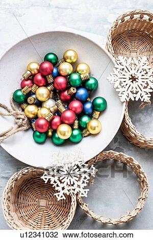 Christmas baubles and ornaments View Large Photo Image Stock Image - Christmas baubles and ornaments. Fotosearch