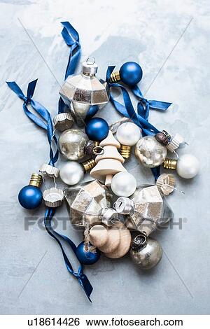 Christmas baubles and ornaments View Large Photo Image Stock Photograph - Christmas baubles and ornaments. Fotosearch