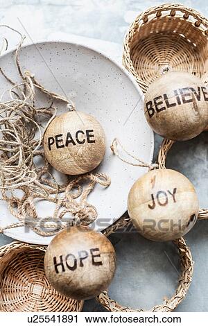 Christmas ornaments and wicker baskets View Large Photo Image Stock Image - Christmas ornaments and wicker baskets. Fotosearch