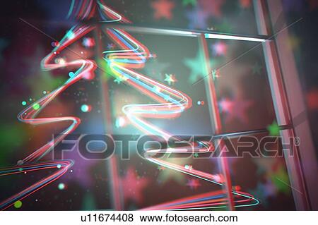 Stock Photo - Christmas tree shape, illustration. Fotosearch