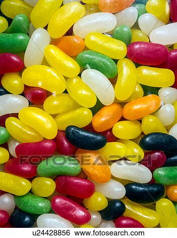 Stock Photograph - Colourful jelly beans. Fotosearch