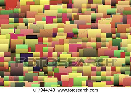 Colourful overlapping squares, illustration View Large Photo Image Stock Image - Colourful overlapping squares, illustration. Fotosearch