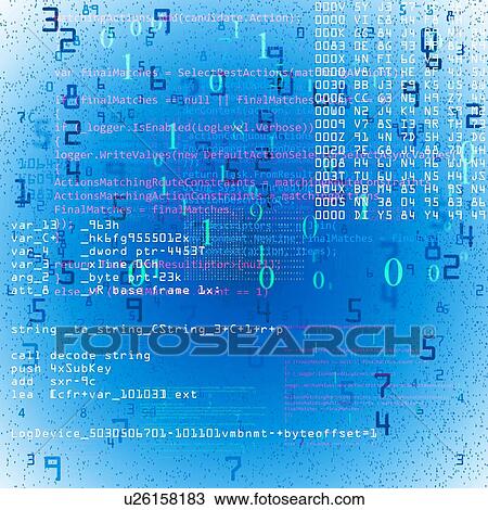 Computer code, illustration View Large Photo Image Stock Image - Computer code, illustration. Fotosearch