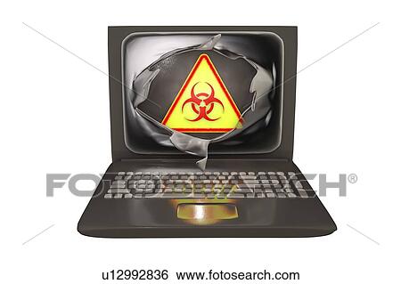 Stock Photograph - Computer virus, illustration. Fotosearch