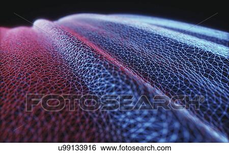 Stock Photograph - Connecting lines on textured background, illustration.. Fotosearch