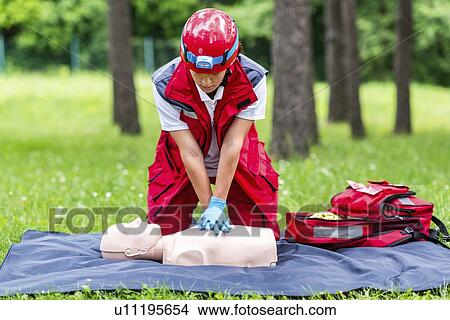 CPR training View Large Photo Image Picture - CPR training. Fotosearch