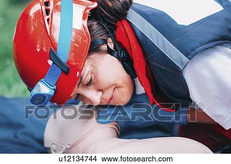 CPR training View Large Photo Image Picture - CPR training. Fotosearch
