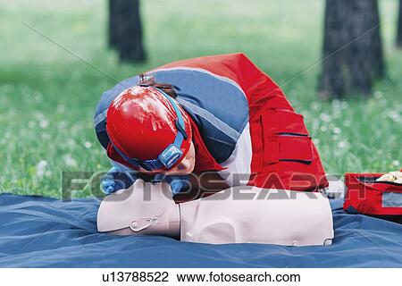 CPR training View Large Photo Image Stock Image - CPR training. Fotosearch