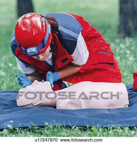 CPR training View Large Photo Image Stock Image - CPR training. Fotosearch