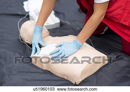 CPR training View Large Photo Image Stock Image - CPR training. Fotosearch