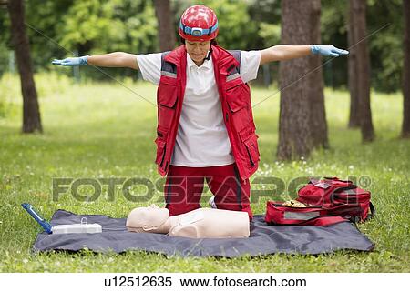 CPR training View Large Photo Image Stock Photography - CPR training. Fotosearch