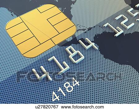 Credit card close up, illustration. View Large Photo Image Stock Photo - Credit card close up, illustration.. Fotosearch