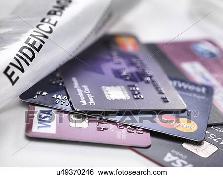 Stock Photograph - Credit Card Fraud. Fotosearch