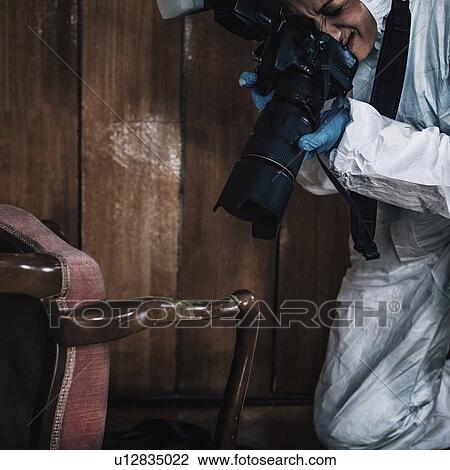 Stock Image - Crime scene investigation. Fotosearch
