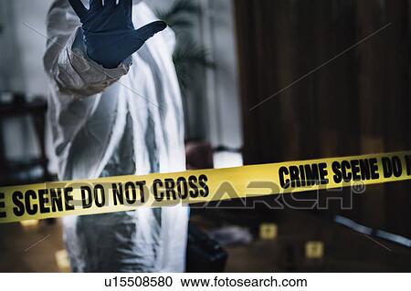 Stock Image - Crime scene investigation. Fotosearch