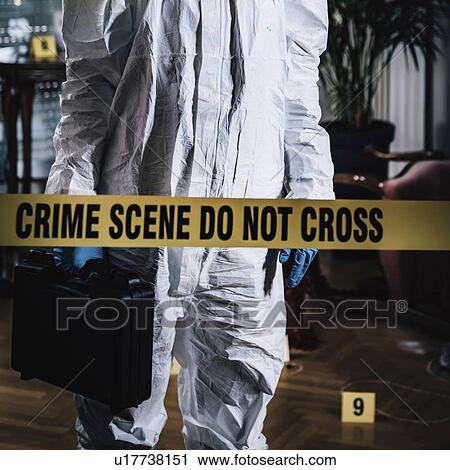 Stock Image - Crime scene investigation. Fotosearch