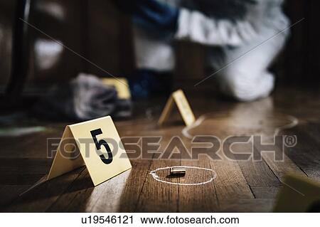 Stock Image - Crime scene investigation. Fotosearch