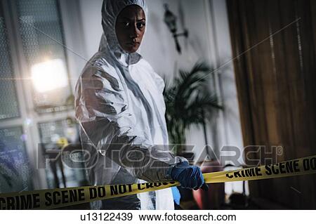 Stock Photo - Crime scene investigation. Fotosearch
