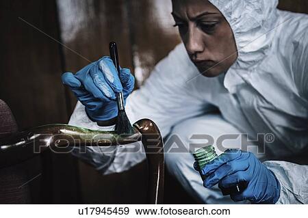Stock Photo - Crime scene investigation. Fotosearch