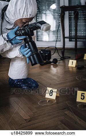 Stock Photo - Crime scene investigation. Fotosearch