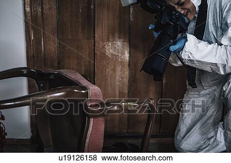 Stock Photo - Crime scene investigation. Fotosearch