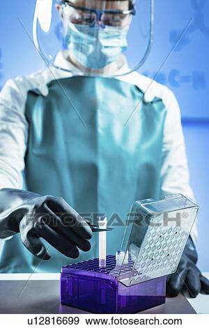 Stock Photo - Cryopreservation of biological sample. Fotosearch