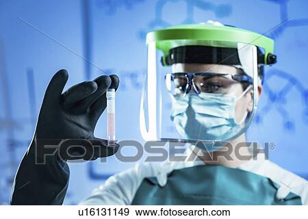 Stock Photo - Cryopreservation of biological sample. Fotosearch