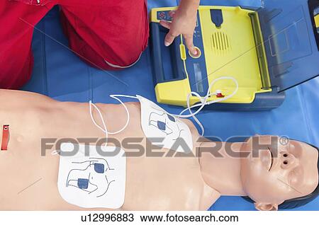 Defibrillator training View Large Photo Image Stock Image - Defibrillator training. Fotosearch