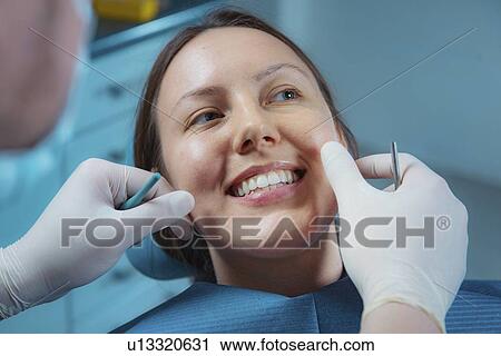 Stock Image - Dental check-up. Fotosearch