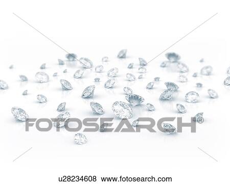 Stock Photo - Diamonds, illustration. Fotosearch