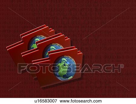 Stock Photo - Digital data security, conceptual illustration.. Fotosearch