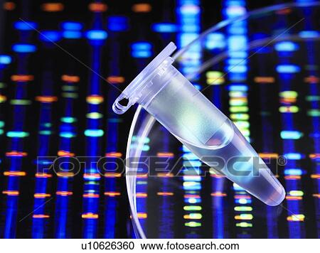 Stock Image - DNA Profile. Fotosearch