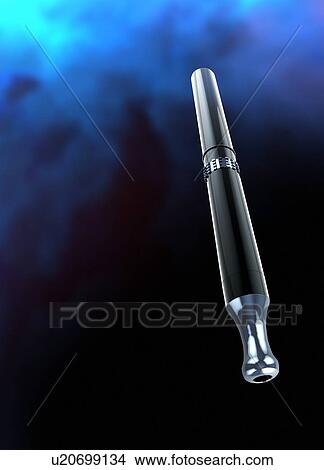 Picture - E-cigarette, illustration. Fotosearch
