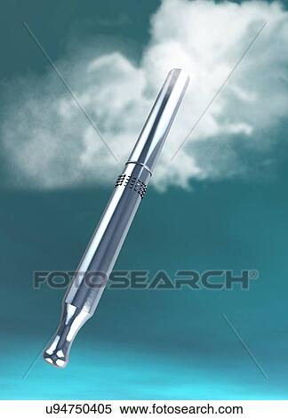 Stock Photography - E-cigarette, illustration. Fotosearch