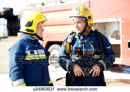 Firemen in discussion in training centre, Darlington, UK View Large Photo Image Stock Image - Firemen in discussion in training centre, Darlington, UK. Fotosearch