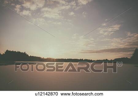 Frozen lake View Large Photo Image Stock Image - Frozen lake. Fotosearch