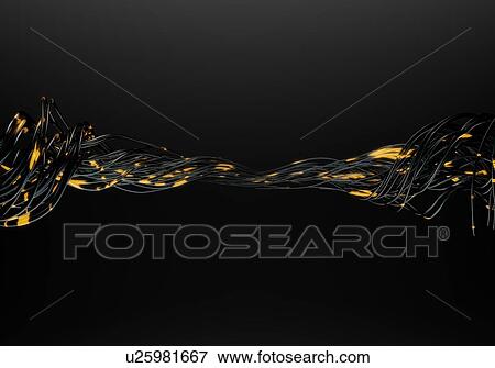 Futuristic concept of optic fibre cables on black background. View Large Photo Image Stock Photo - Futuristic concept of optic fibre cables on black background.. Fotosearch