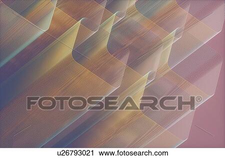 Stock Image - Geometric background, illustration. Fotosearch