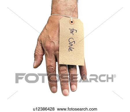 Hand with For Sale label View Large Photo Image Stock Photo - Hand with For Sale label. Fotosearch