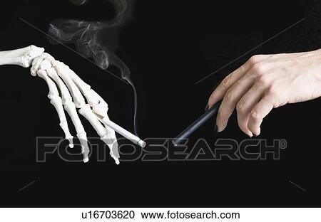 Stock Image - Health benefits of e-cigarettes, conceptual image. Fotosearch