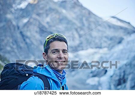 Hiker in Mont Cervin, Matterhorn, Valais, Switzerland View Large Photo Image Stock Photography - Hiker in Mont Cervin, Matterhorn, Valais, Switzerland. Fotosearch