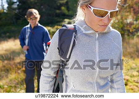 Hikers on sunny day's trek View Large Photo Image Picture - Hikers on sunny day's trek. Fotosearch