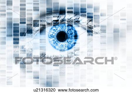 Human eye and DNA, conceptual image. View Large Photo Image Stock Image - Human eye and DNA, conceptual image.. Fotosearch