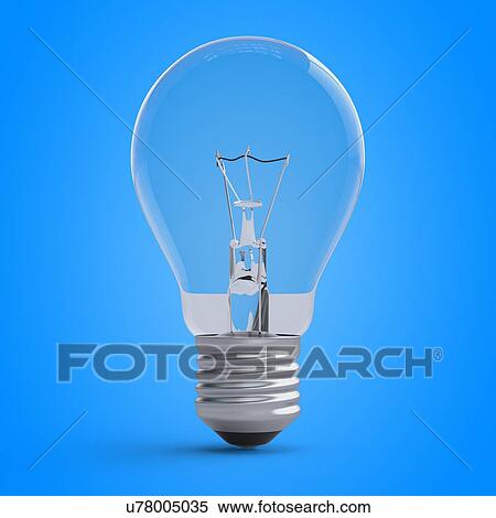 Illustration of a light bulb View Large Photo Image Stock Photography - Illustration of a light bulb. Fotosearch