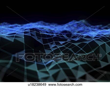 Illustration of a plexus plane View Large Photo Image Stock Photo - Illustration of a plexus plane. Fotosearch