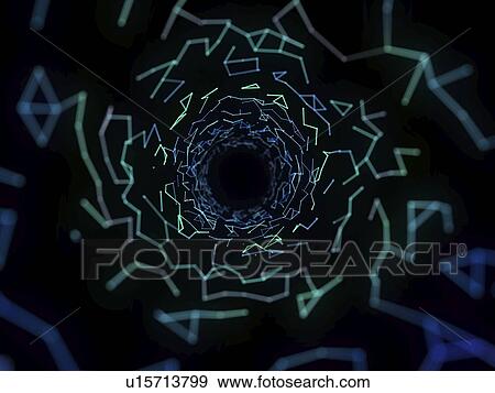 Stock Photo - Illustration of a plexus tunnel. Fotosearch