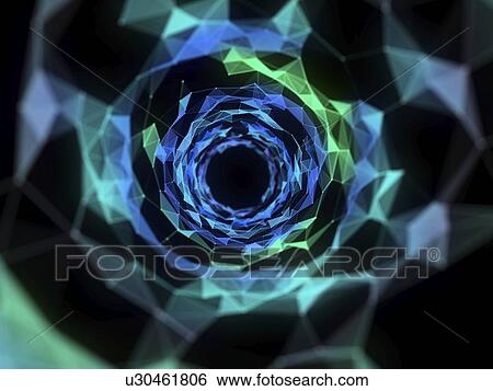 Illustration of a plexus tunnel View Large Photo Image Stock Photograph - Illustration of a plexus tunnel. Fotosearch